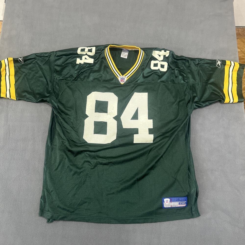 Javon Walker Green Bay Packers #84 Reebok Jersey Sixe 2XL XXL